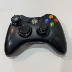 OEM Black Microsoft Microsoft Xbox 360 Controller 1460 With Battery Back Cover